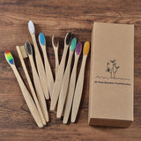 Eco Friendly mixed color - Bamboo Toothbrush